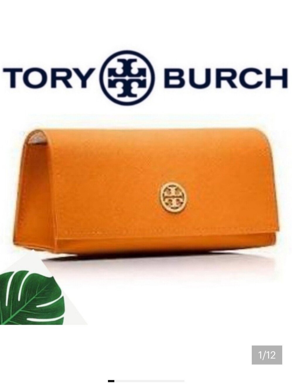 TORY BURCH Leather Sunglass Case